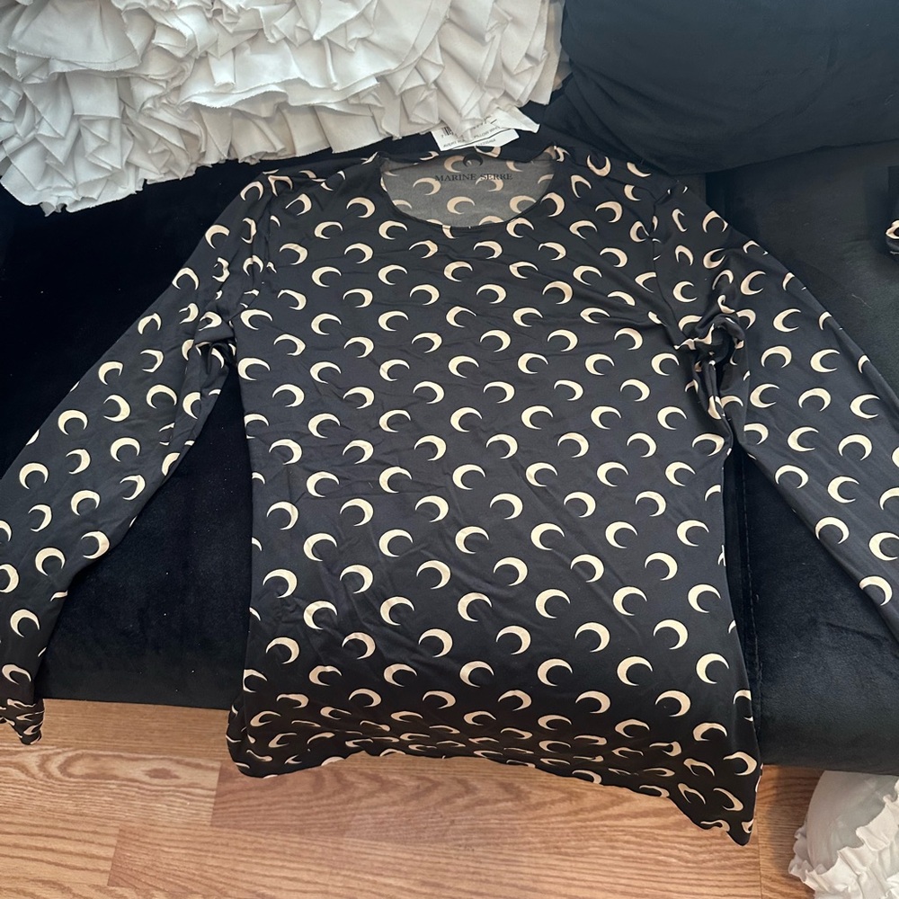 Marine Serre Long Sleeve Top